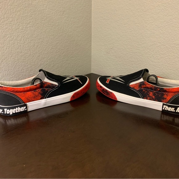 Ground Up WWE Slip-on Canvas Shoes Sneakers Men’s Size 9.5 - Picture 6 of 10
